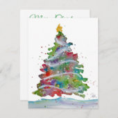 Kerstkaart (Voorkant / Achterkant)