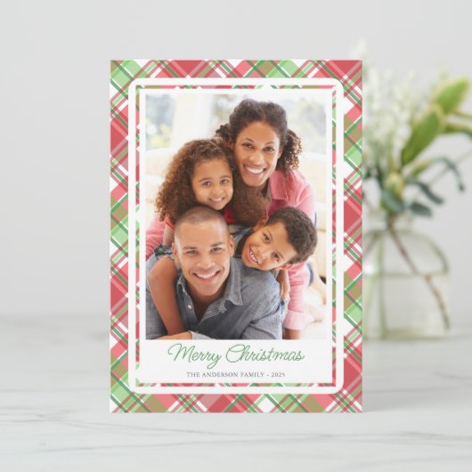 kerstkaart (Staand voorkant)