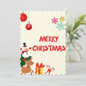 KERSTKAART (Staand voorkant)