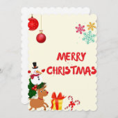 KERSTKAART (Voorkant / Achterkant)