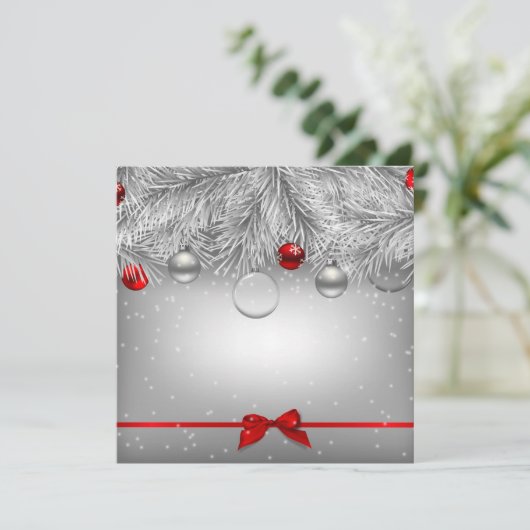 kerstkaart (Staand voorkant)