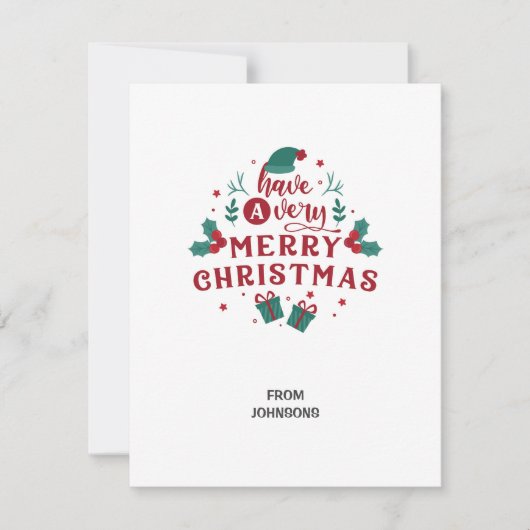 kerstkaart (Voorkant)