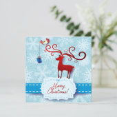 kerstkaart (Staand voorkant)