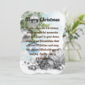 kerstkaart (Staand voorkant)