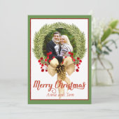 kerstkaart (Staand voorkant)