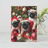 Kerstkaart 13 x 18 cm (Staand voorkant)