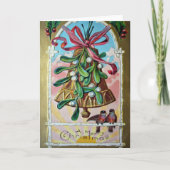 Kerstkaart 1907 feestdagen kaart (Voorkant)