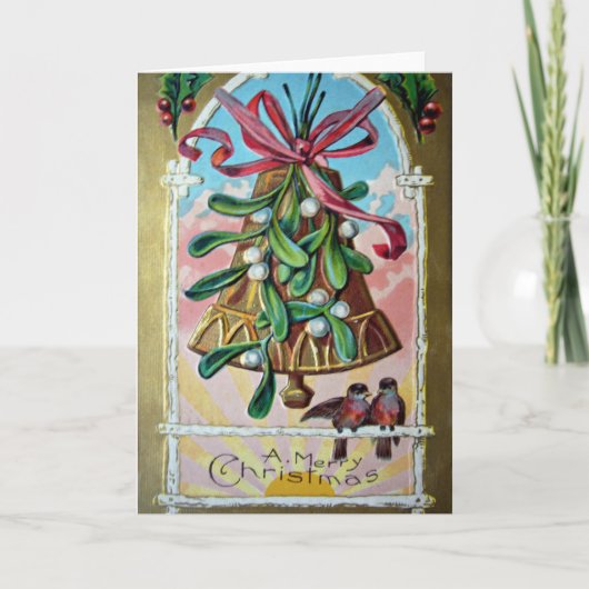 Kerstkaart 1907 feestdagen kaart (Voorkant)