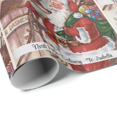 Kerstkaart 1940 — Sinterklaas — Persoonlijk kind Cadeaupapier (Rol Hoek)