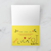 Kerstkaart 2005 feestdagen kaart (Binnen)