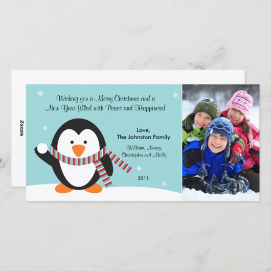 Kerstkaart 2011 (Voorkant / Achterkant)