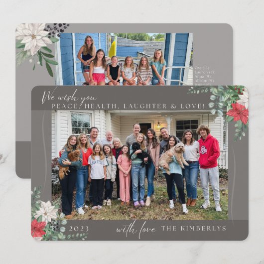 Kerstkaart 2023 kaart (Voorkant / Achterkant)