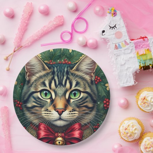 Kerstkaart 2024 papieren bordje (Feest)