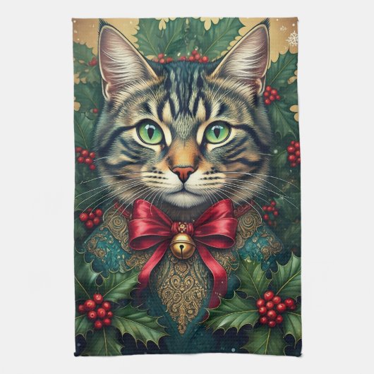 Kerstkaart 2024 theedoek (Verticaal)