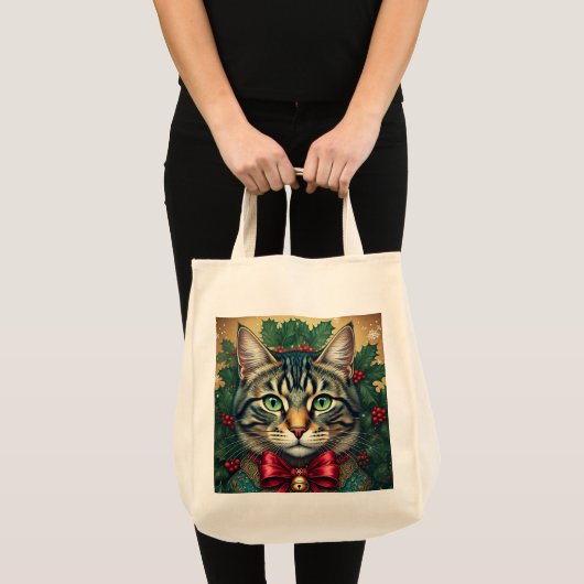 Kerstkaart 2024 tote bag (Voorkant (product))