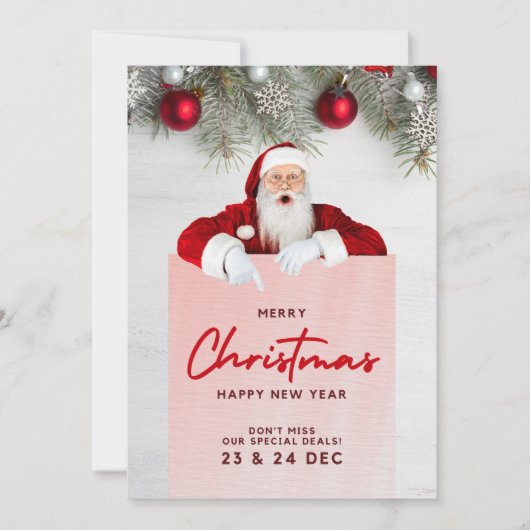 Kerstkaart 2025 bedankkaart (Voorkant)