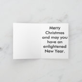 kerstkaart 2 feestdagen kaart (Binnen)