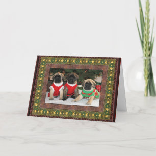 kerstkaart 2 feestdagen kaart