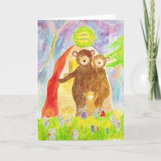 Kerstkaart 3 feestdagen kaart (Voorkant)