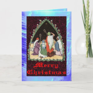 Kerstkaart - 3 van 9 - De herders Feestdagen Kaart