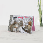 Kerstkaart 7 x 5" met Mr. Bickles Bedankkaart (Voorkant)