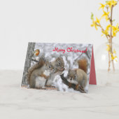 Kerstkaart 7 x 5" met Mr. Bickles Kaart (Gele Bloem)