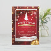 kerstkaart aankondiging (Staand voorkant)