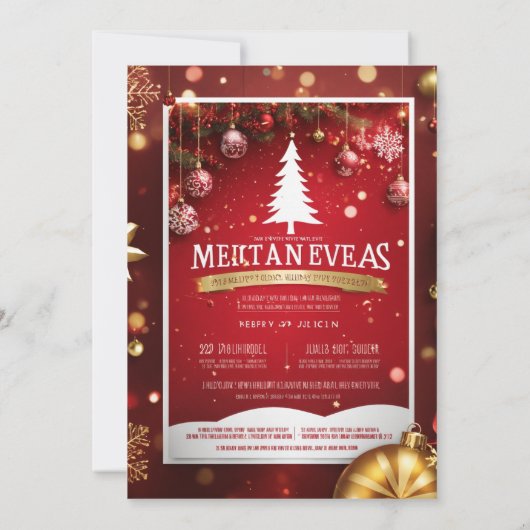 kerstkaart aankondiging (Achterkant)