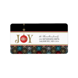 kerstKaart Adresetiketten Etiket