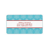 kerstKaart Adresetiketten Etiket (Voorkant)