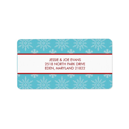 kerstKaart Adresetiketten Etiket (Voorkant)