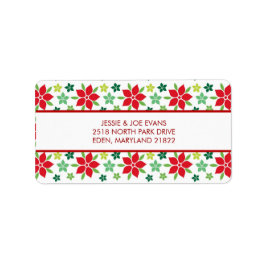 kerstKaart Adresetiketten Etiket
