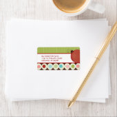 kerstKaart Adresetiketten Etiket (Insitu)