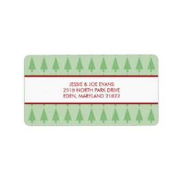 kerstKaart Adresetiketten Etiket