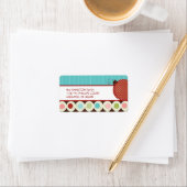 kerstKaart Adresetiketten Etiket (Insitu)