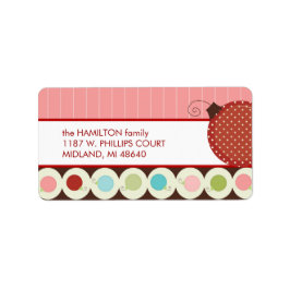 kerstKaart Adresetiketten Etiket