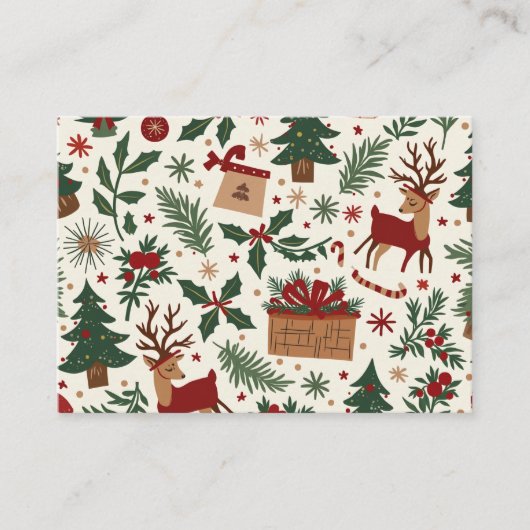 kerstkaart advieskaart (Voorkant)