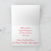 Kerstkaart "Alimagnet Candy Cane" Kaart (Binnen)