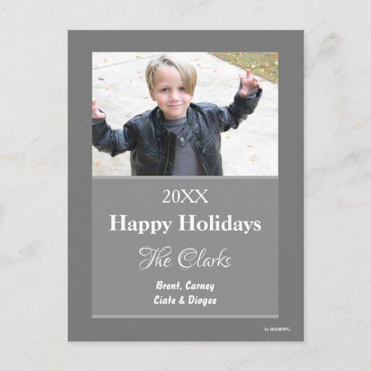 Kerstkaart Alle kleuren Briefkaart - HAMbWG (Voorkant)