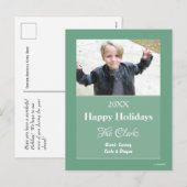 Kerstkaart Alle kleuren Briefkaart - HAMbWG (Voorkant / Achterkant)