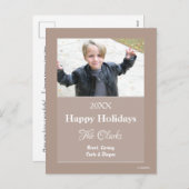 Kerstkaart Alle kleuren Briefkaart - HAMbWG (Voorkant / Achterkant)