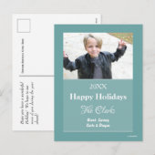 Kerstkaart Alle kleuren Briefkaart - HAMbWG (Voorkant / Achterkant)