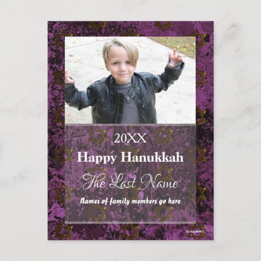 Kerstkaart Alle kleuren Briefkaart - HAMbWG (Voorkant)