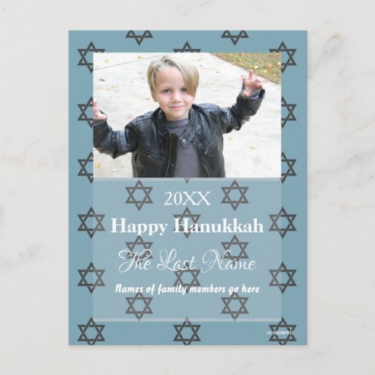 Kerstkaart Alle kleuren Briefkaart - HAMbWG (Voorkant)