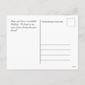 Kerstkaart Alle kleuren Briefkaart - HAMbWG (Achterkant)