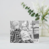 Kerstkaart - Alles is kalm, alles is helder (Staand voorkant)