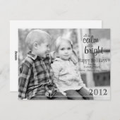 Kerstkaart - Alles is kalm, alles is helder (Voorkant / Achterkant)