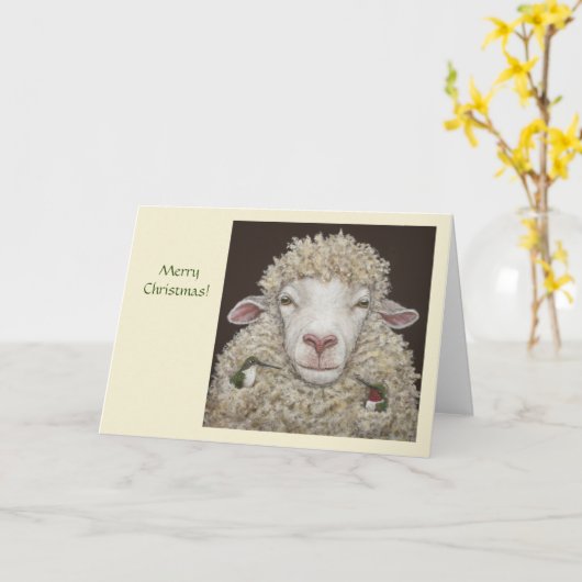 Kerstkaart "Along for the Ride" Kaart (Gele Bloem)