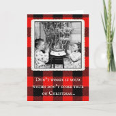 kerstkaart "Amazon Kerstwust" Bedankkaart (Voorkant)