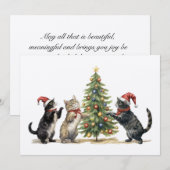 Kerstkaart ambachtelijke papier rustieke design ka (Voorkant / Achterkant)